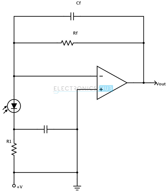 光电导模式中的光电二极管