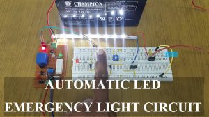 自动LED应急灯电路特色图像